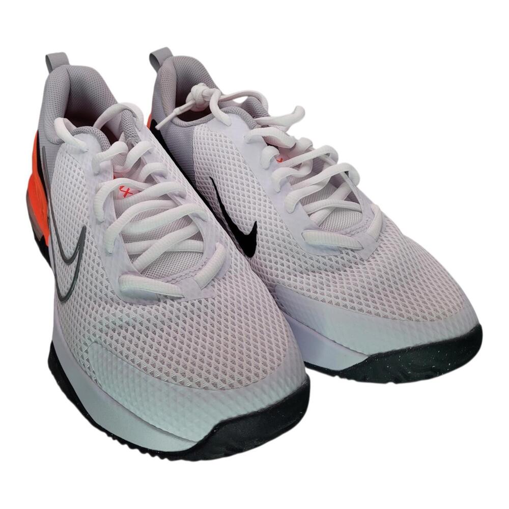 NIB Mens Nike AIR MAX ALPHA TRAINER 6 Lt Smoke Grey/Orange FQ1833 005 Size 13